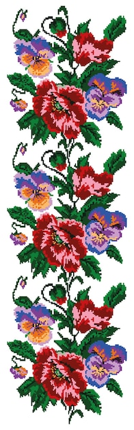 detal haftu ludowego